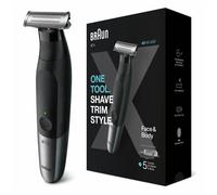 BRAUN Series X XT5100 Wet & Dry All-in-One Trimmer - Black, Black,Silver/Grey
