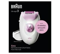 Braun Silk-épil 3 3-031 20 tweezers Pink, White