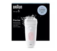 BRAUN Silk-épil 5 5-000 Wet & Dry Epilator - White & Flamingo