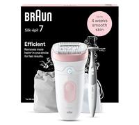 Silk-épil 7 Epilator with Wide Head for Easy Hair Removal, Braun Epilator for Women, Wet & Dry, Lasting Smooth Skin, Bikini Trimmer Women, 7-210,
