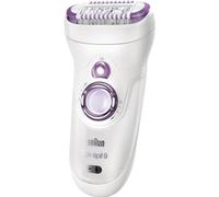 Braun Silk-pil 9, Epilator for Long-Lasting Hair Removal, Purple, 40 tweezers 9-690