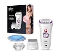 Braun Silk-épil 9 81706314 epilator 40 tweezers White, Violet