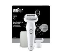 BRAUN Silk-épil 9 Flex 9 3D SE9-030 Wet & Dry Epilator - Silver, New