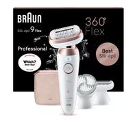 BRAUN Silk-épil 9 Flex 9 3D SE9-060 Wet & Dry Epilator - Rose Titan, New