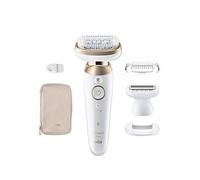 BRAUN Silk-épil 9 Flex 9-041 3D Epilator - Flex Head for Easy Hair Removal - White/Gold,Top Gift Picks
