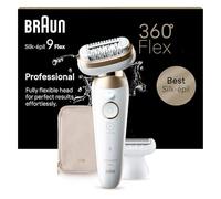 Braun Silk-épil 9 81688635 epilator 40 tweezers White, Gold