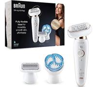 Braun Silk-épil 9 81688637 epilator 40 tweezers White, Gold