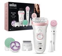 Braun Silk-épil 9 Silk-épil Beauty Set 9 9-995 Deluxe 9-in-1 Cordless Wet & Dry Hair Removal - Epilator, Shaver, Exfoliator, Cleansing Kit for Face & Body