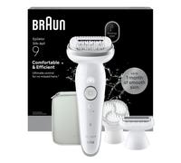 BRAUN Silk-épil 9 SE9-061 Wet & Dry Epilator - Silver, Silver/Grey