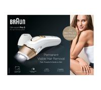 Braun Silk·expert Pro 5 IPL - White/Gold - Precision Head & Venus Razor