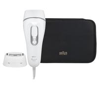 Braun IPL Silk Expert Pro 5 Men's Hair Removal Device, Visible Hair Removal for Men, Designed in Germany, Gillette Razor, Alternative to Laser Hair Removal Man, PL5145, White/Silver