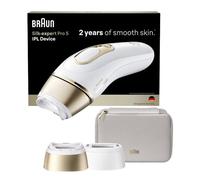 Braun IPL Smart Silk·expert Pro 5, Laser Hair Removal at Home, Permanent Hair Removal, With Sachet, 2 Sockets, PL5210