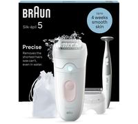 Braun Silk-epil 5, Epilator For Easy Hair Removal, White/Flamingo 5-230 (7425)