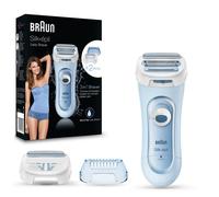 Braun Silk-pil 5 Lady Shaver, 3-in-1 Electric Shaver, Trimmer and Exfoliation System, Wet & Dry, Includes Rechargeable Battery, UK 2 Pin Plug, 5-160,
