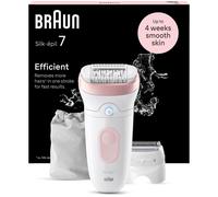 BRAUN Silk-pil 7 SE7-030 Wet & Dry Epilator - Flamingo, Pink