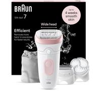 BRAUN Silk-pil 7 SE7-060 Wet & Dry Epilator - Flamingo, Pink