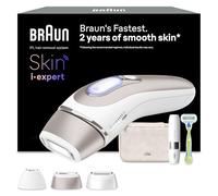 Braun Smart IPL Skin i·Expert, at Home Hair Removal, Alternative for Laser Hair Removal, Smart IPL with Exclusive Free App, Mini Face Shaver, 3 Heads, 2 Years of Smooth Skin, Gift for Women, PL7249