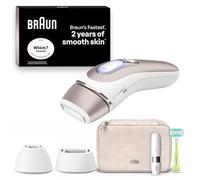 Braun Smart IPL Skin i·expert, At Home Hair Removal, Alternative For Laser Hair Removal, Smart IPL With Exclusive Free App, Mini Face Shaver, 3 Heads, 2 Years Of Smooth Skin, Gift For Women, PL7249
