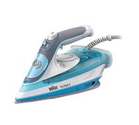Braun TexStyle 5 Iron with FreeGlide 3D SuperCeramic Soleplate, Precision Tip, Ergonomic Open Handle, Easy Refill 300 ml, Energy Saving, Powerful Steam Options, Anti Drip Function, SI5008BL, Blue