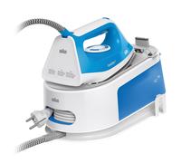 Braun CareStyle 1 Pro IS1012BL, Steam Generator Iron with FreeGlide 3D Technology, SuperCeramic Coating, Vertical Ironing, AntiDrip, 1.5L Water Tank, 2200W, Blue