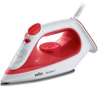 Braun TexStyle 1 Steam Iron Travel Iron Red White Non-stick Soleplate Coating