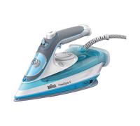 Braun TexStyle 5 Iron with FreeGlide 3D SuperCeramic Soleplate, Precision Tip, Ergonomic Open Handle, Easy Refill 300 ml, Energy Saving, Powerful Steam Options, Anti Drip Function, SI5008BL, Blue