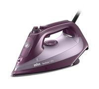 Braun TexStyle 7 Pro SI7181VI, Steam Iron with FreeGlide 3D Technology, EloxalPlus Sole with Precision Tip, Vertical Steam Iron, 300ml Water Capacity, Auto-Off Function, 3100W, Violet