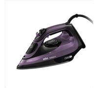 Braun TexStyle 9 SI9661VI Steam Iron with FreeGlide 3D Technology, Vertical Iron, Non-Drip Function, 330 ml Tank, 260 g/min, 3200 W, Purple