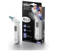 Braun ThermoScan 3 Ear Thermometer (Professional Accuracy, Audio Fever Indicator Reliable, Temperature Screening, Fever, Fast, Easy to UseIRT3030