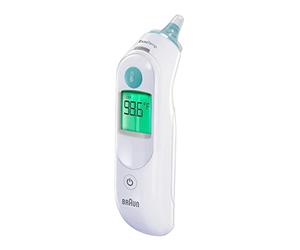 Braun ThermoScan 6, IRT6515 - Digital Ear Thermometer for Adults, Babies, Toddlers and Kids - Fast, Gentle, and Accurate with Color Coded Results