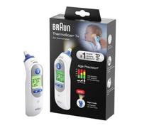 Braun IRT6525 digital body thermometer Contact thermometer White Ear Buttons