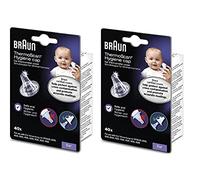 Braun ThermoScan Lens Filters - 40 ct, UV, Plastic, Pack of 2