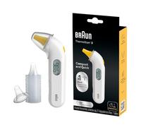 Braun Thermoscan3 Ear Thermometer Ear Thermometer for Babies, Kids, Toddlers, Adults, Display is Digital and Accurate Precise Fever Tracking at Home, Reads Temperature In Seconds