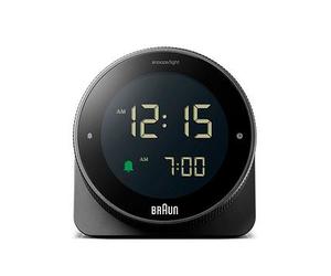 Braun Touch Display Digital Alarm Clock, Black, Men Black