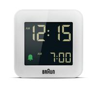 Braun Travel Digital Alarm Clock - White