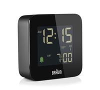 Braun Travel Radio Controlled Alarm clock BC08B-DCF - Unisex - 6 cm - Quartz Black 6 cm