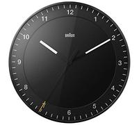 Braun Wall Clock, Black, 33x33x4.5 cm