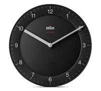 Braun Wall Clock, Black, Normal