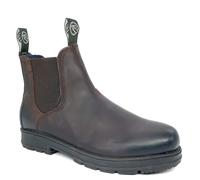 Braunston Leather Chelsea Boots Frank James Brown 12