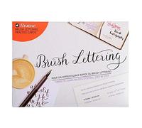 Brause 197B - A pocket of 15 brush lettering learning cards - Size: 21x29.7 cm - Writing - Drawing - Arts and Crafts Accessory - Manufactured in Germany