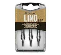 Brause 300854B - Linocut and Scratch nibs for Penholder - Box of 3 Large V-gouges (n°854) - German Manufacturing - Calligraphy, Writing, Creative Leisure