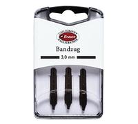 Brause 318030B - Calligraphy nibs for penholder - Box of 3 Bandzug - size 3 mm metal nibs - Manufactuered in Germany - Drawing - Writing - Creative Tools