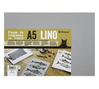 Brause 8137B - Vinyl Linocut Block - Brause Lino Cutting Tools A5 3mm Size