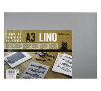 Brause 8139B - Vinyl Linocut Block - Brause Lino Cutting Tools A3 3mm Size