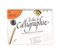 Brause 96442B- Calligraphy spiral pad 50 sheets ruled cream A3 (French and English)