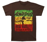 Bravado Bob Marley - Bob Marley Movement Men's T-Shirt, Brown, Small