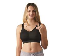 Bravado! Body Silk Seamless Nursing Bra 1401 (L, Black)