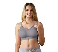 Bravado! Body Silk Seamless Nursing Bra 1401 (XL, Silver)