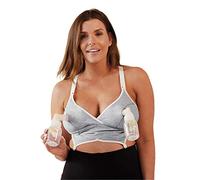 BRAVADO! DESIGNS Original Pumping & Nursing Bra (Dove Heather, L)