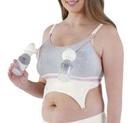 Bravado Designs Sustainable Clip and Pump Hands-Free Pumping Accessory | Dove Heather | XL